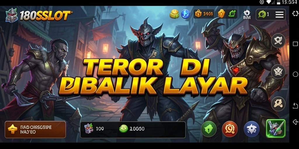 Screenshot gameplay seram 180SLOT menampilkan kegelapan yang mendominasi.
