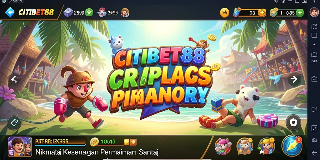 Tampilan menarik dari gameplay CITIBET88 yang seru dan menyenangkan.