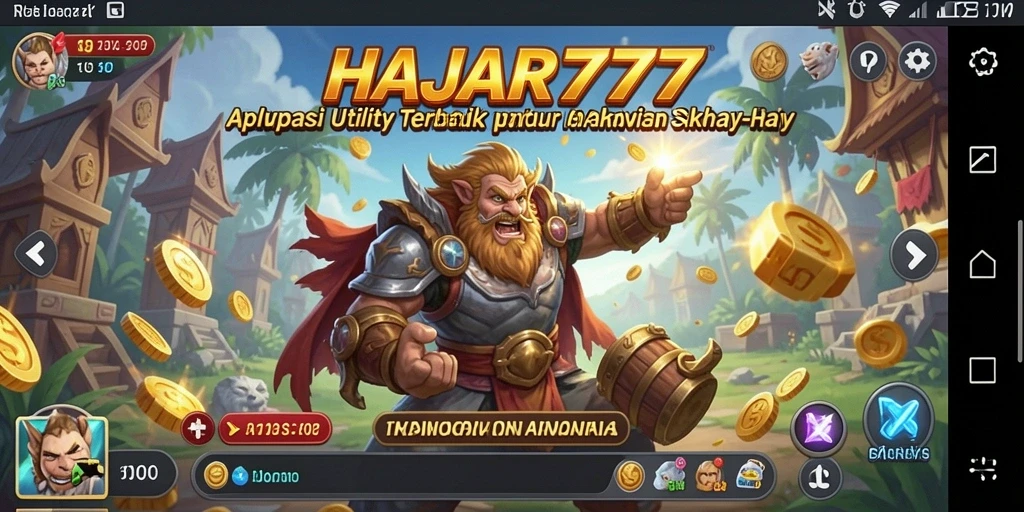 Tampilan antarmuka HAJAR777 yang sederhana dan efisien.