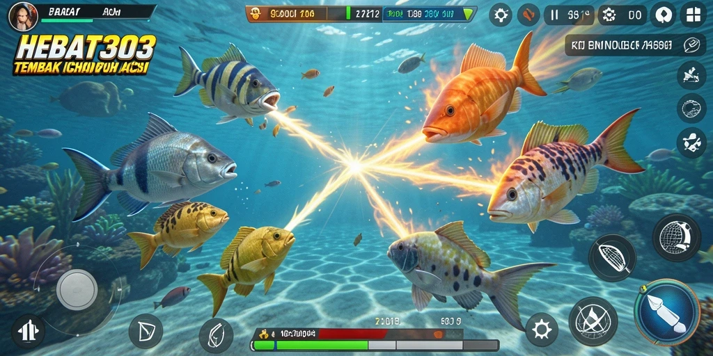 Gameplay seru HEBAT303 dengan grafis menawan dan banyak ikan.