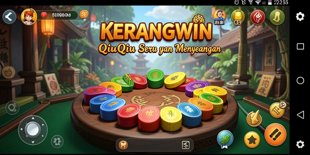 Tampilan gameplay KERANGWIN yang mengasyikkan dan penuh strategi.