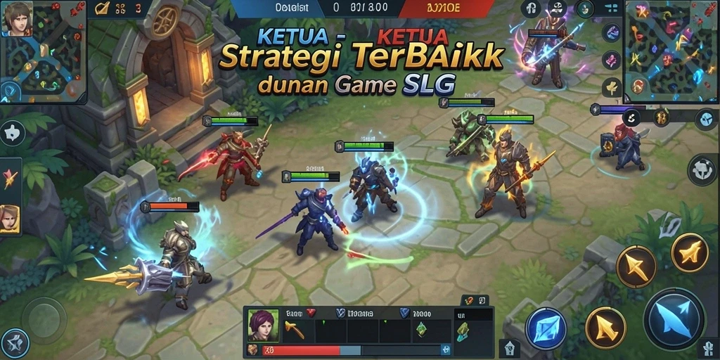 Tangkapan layar gameplay KETUA menampilkan aksi strategi yang mendebarkan.