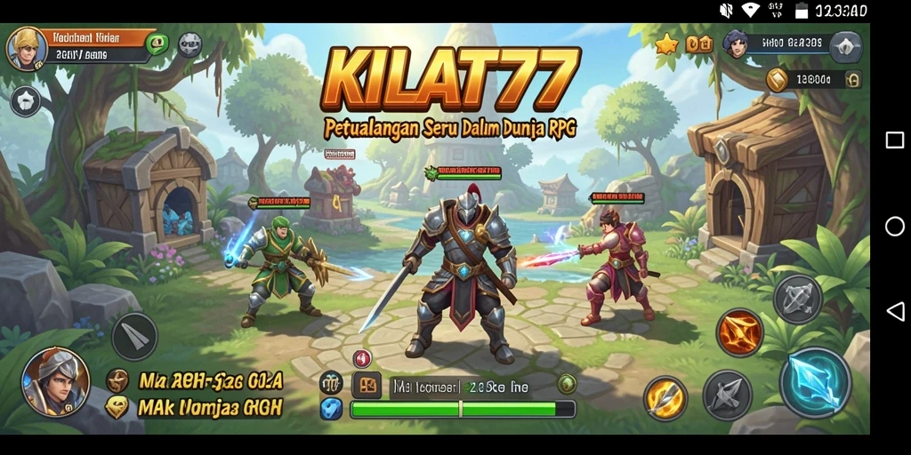 Tampilan gameplay KILAT77 yang epik dan mengasyikkan.