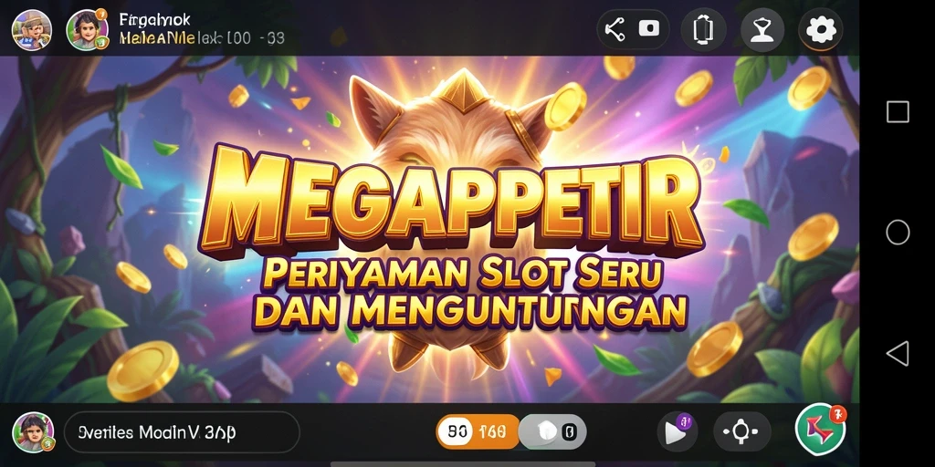 Tampilan gameplay MEGAPETIR yang seru dan menegangkan.