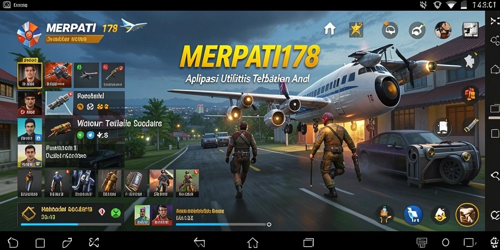 Tampilan antarmuka pengguna MERPATI178 yang modern dan intuitif.