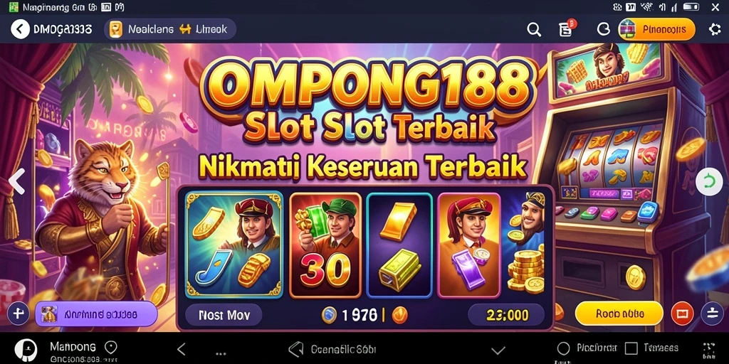 Tampilan menarik dari gameplay OMPONG188 yang memukau.