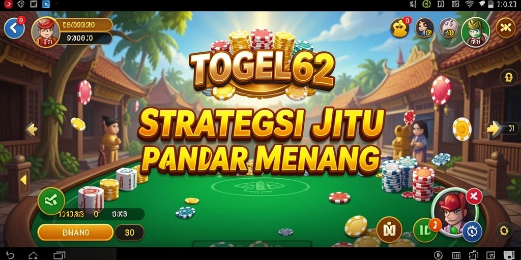 Tampilan gameplay TOGEL62 yang menarik dan penuh strategi.