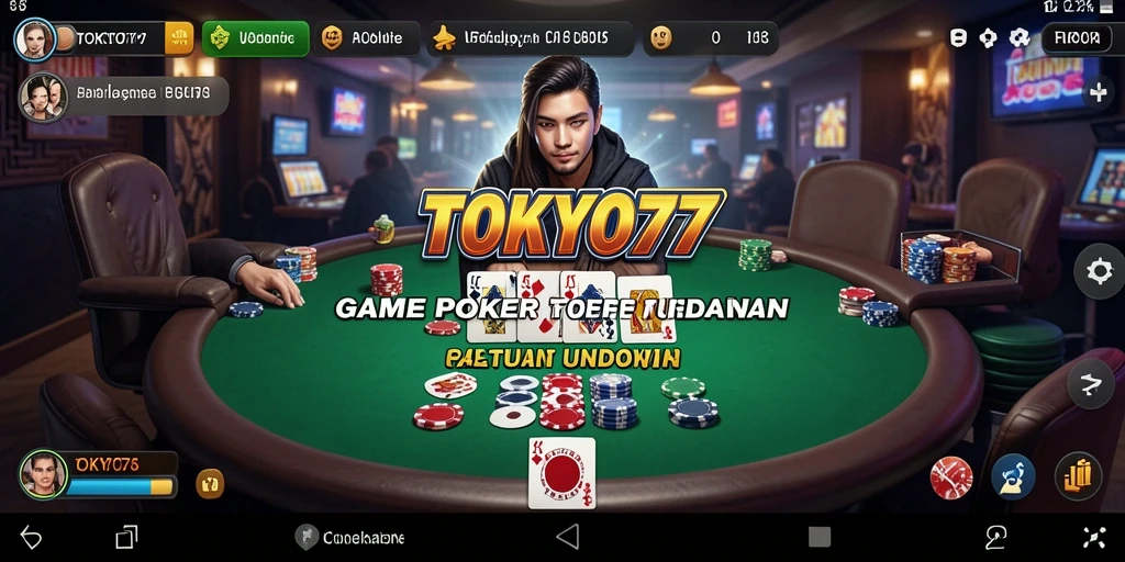 Screenshot gameplay menampilkan aksi mendebarkan di TOKYO77.